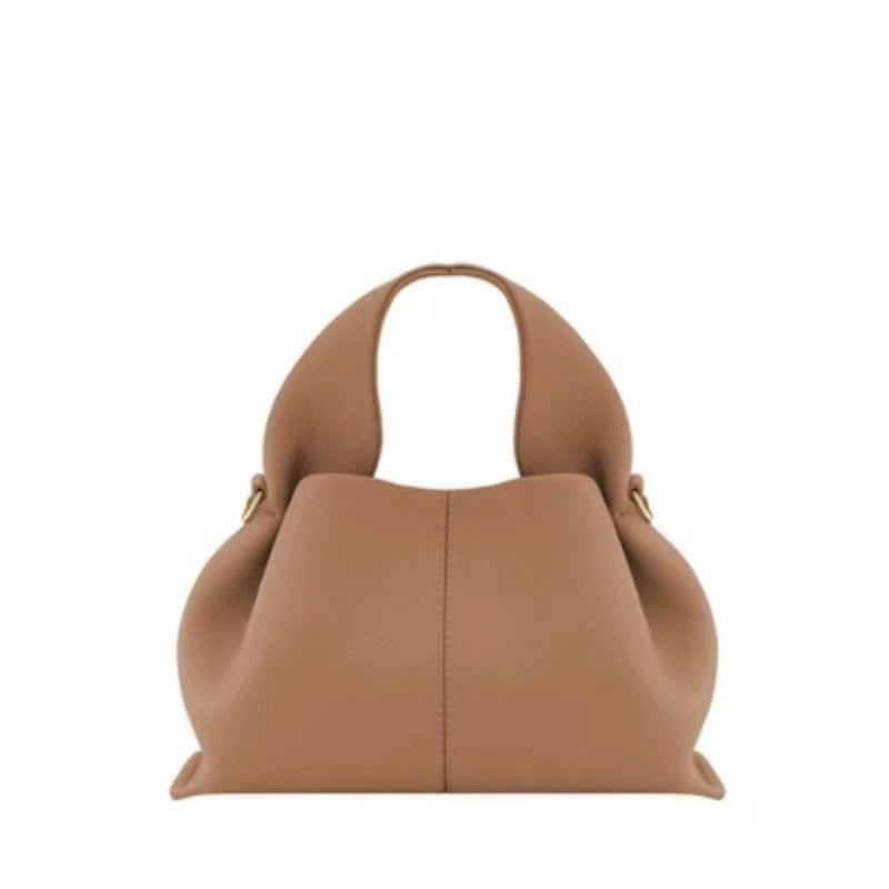 Sac à main en cuir pour femme avec poignée supérieure et bandoulière réglable, élégant, style vintage