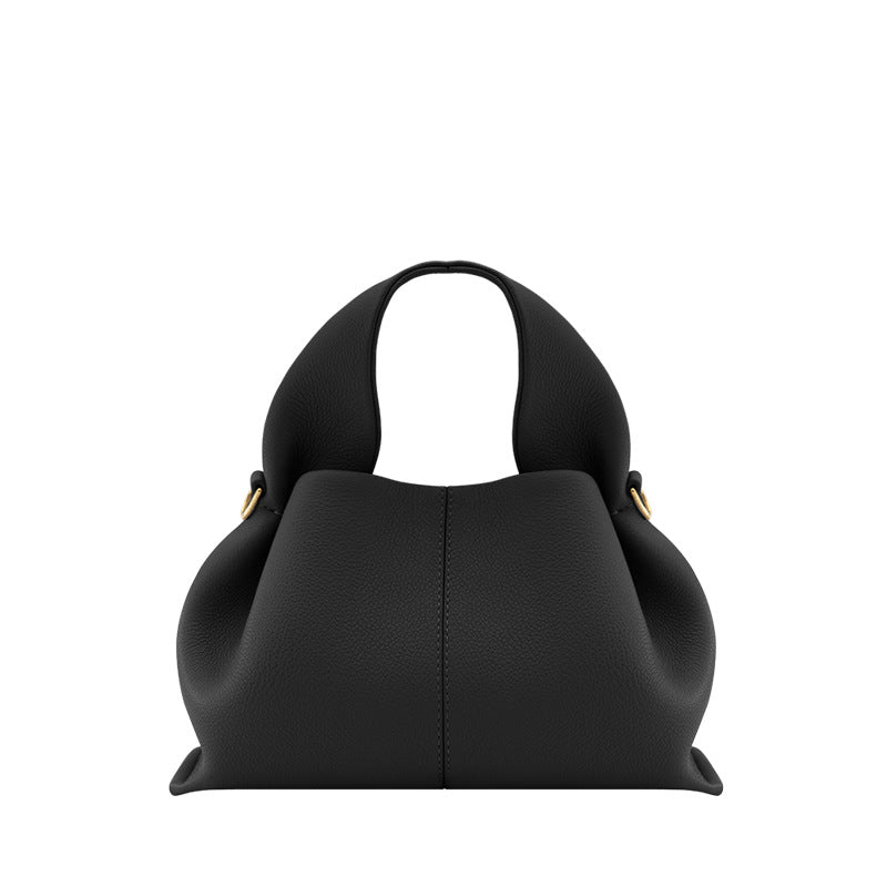 Sac à main en cuir pour femme avec poignée supérieure et bandoulière réglable, élégant, style vintage