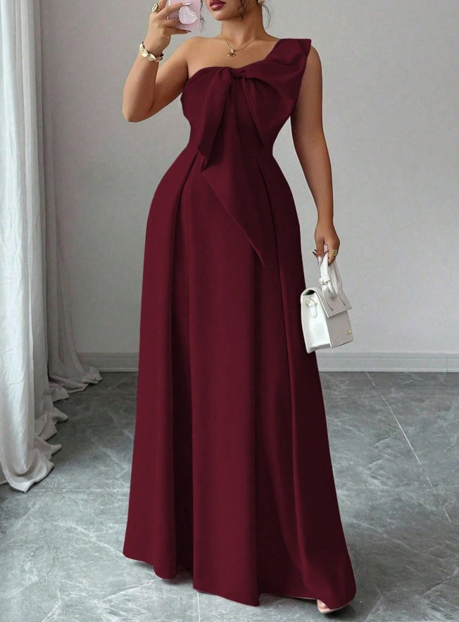 Robe de soirée épaule dénudée