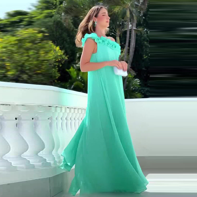 Robe de bal romantique à Épaules Dénudées