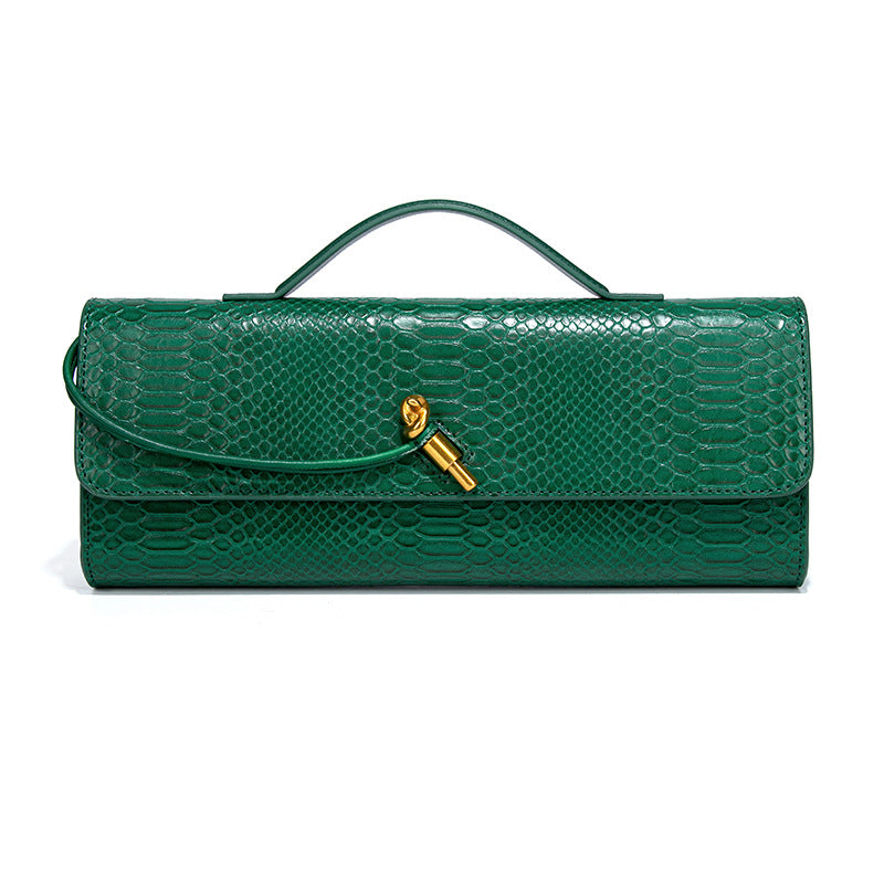 Sac de banquet de soirée haut de gamme à motif serpent