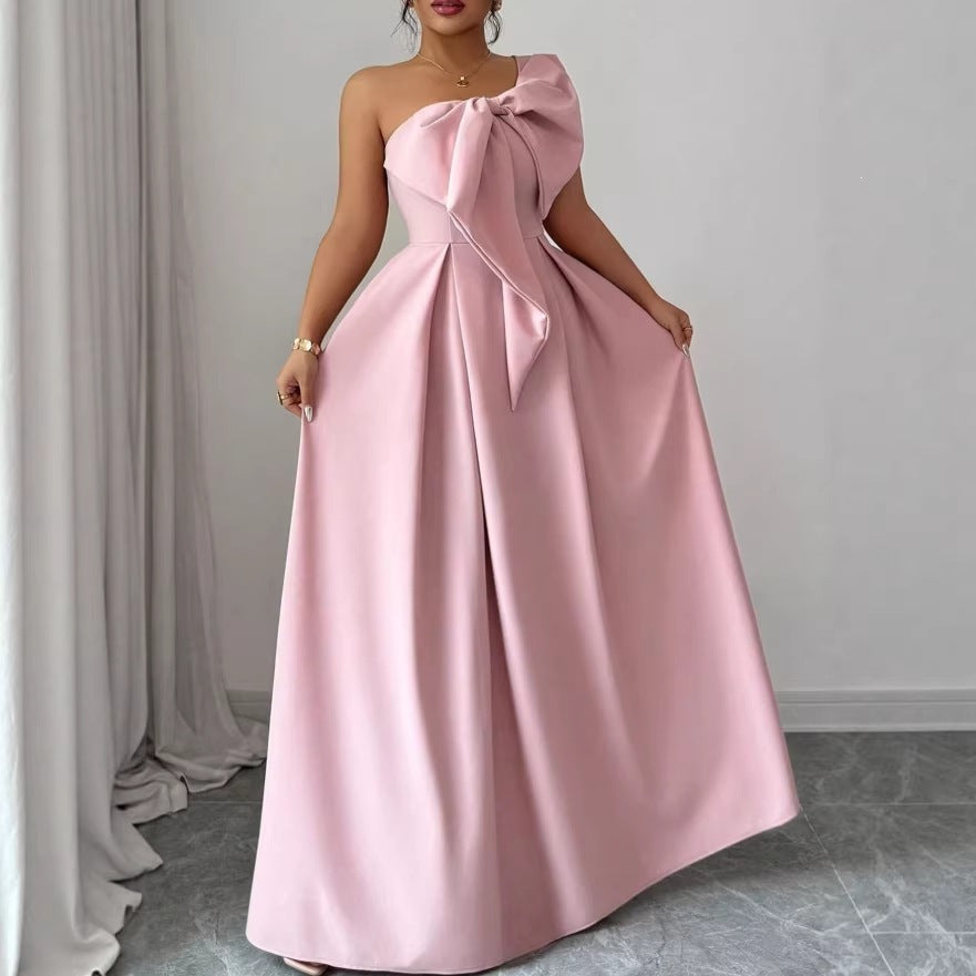 Robe de soirée épaule dénudée
