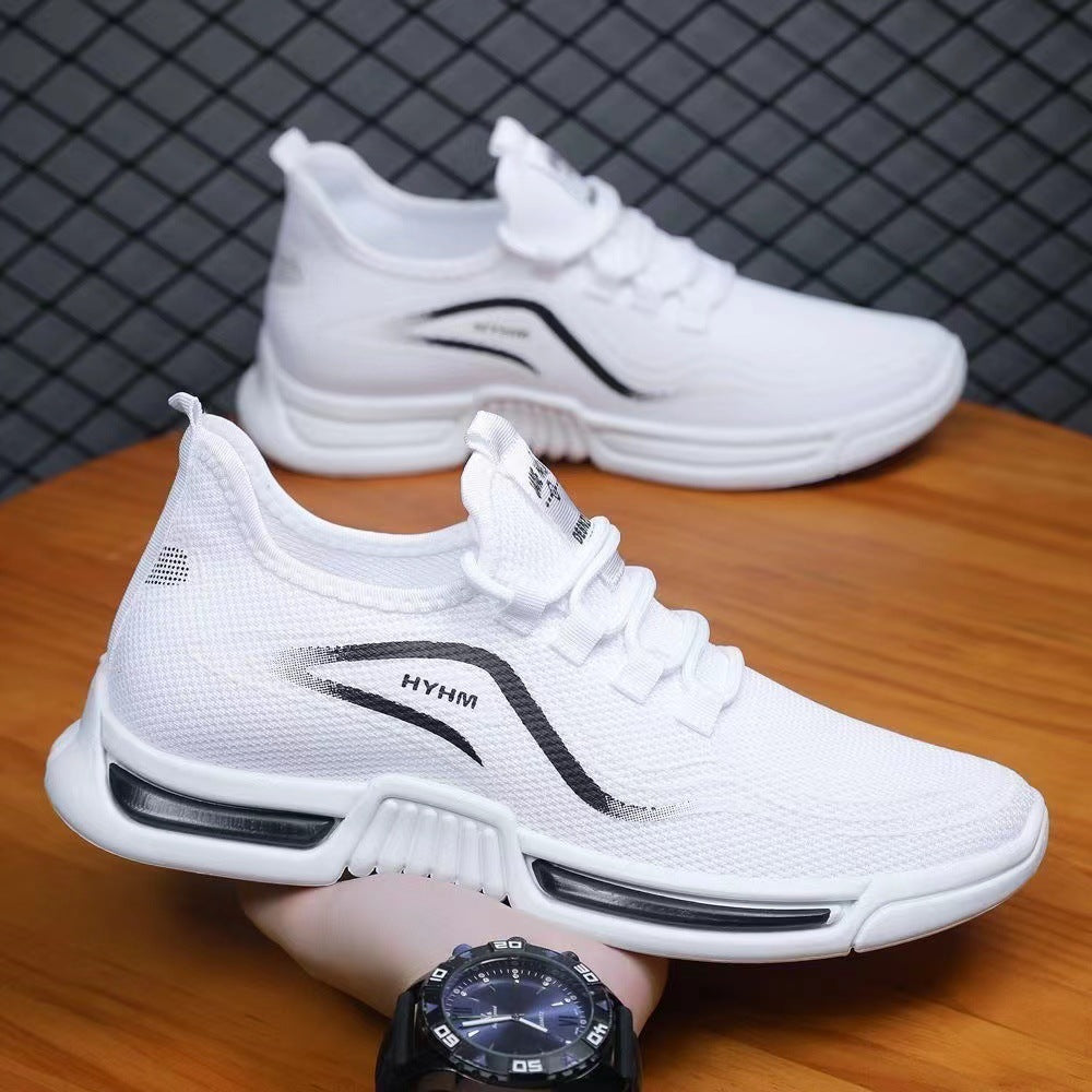 chaussures de course de loisirs antidérapantes, tissées, respirantes et confortables