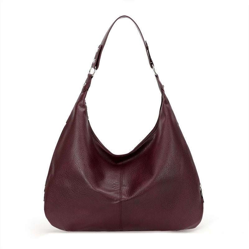 Sac fourre-tout imperméable en cuir huilé, style rétro