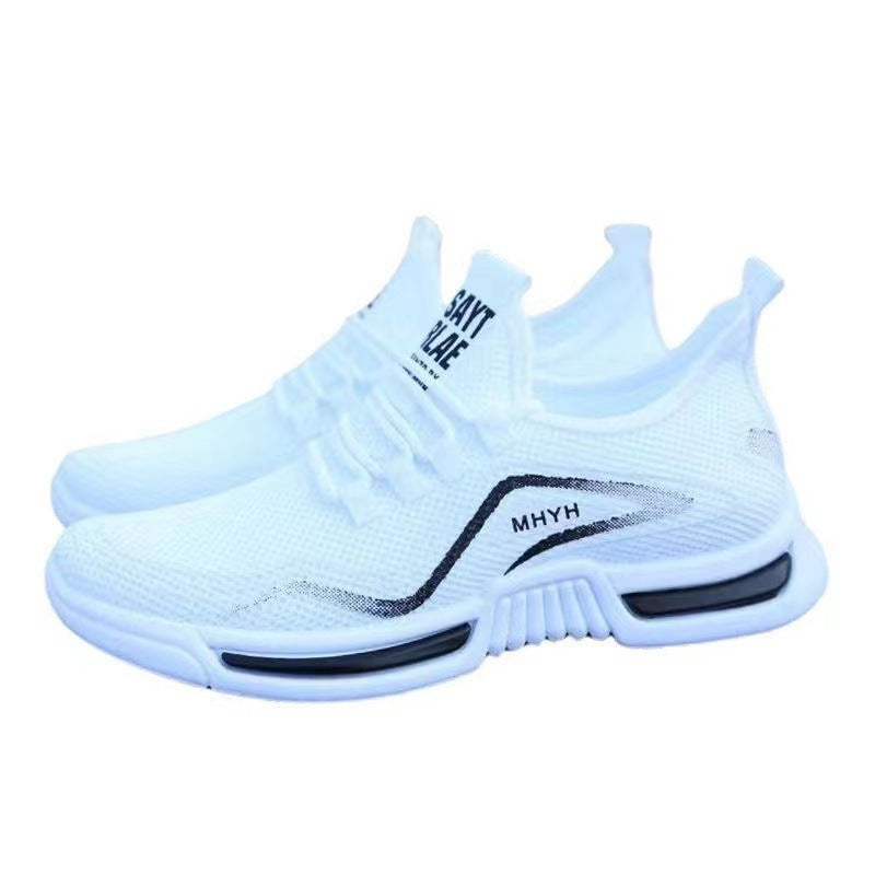 chaussures de course de loisirs antidérapantes, tissées, respirantes et confortables