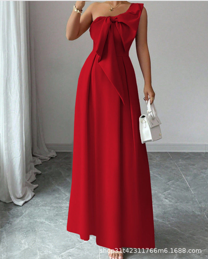 Robe de soirée épaule dénudée