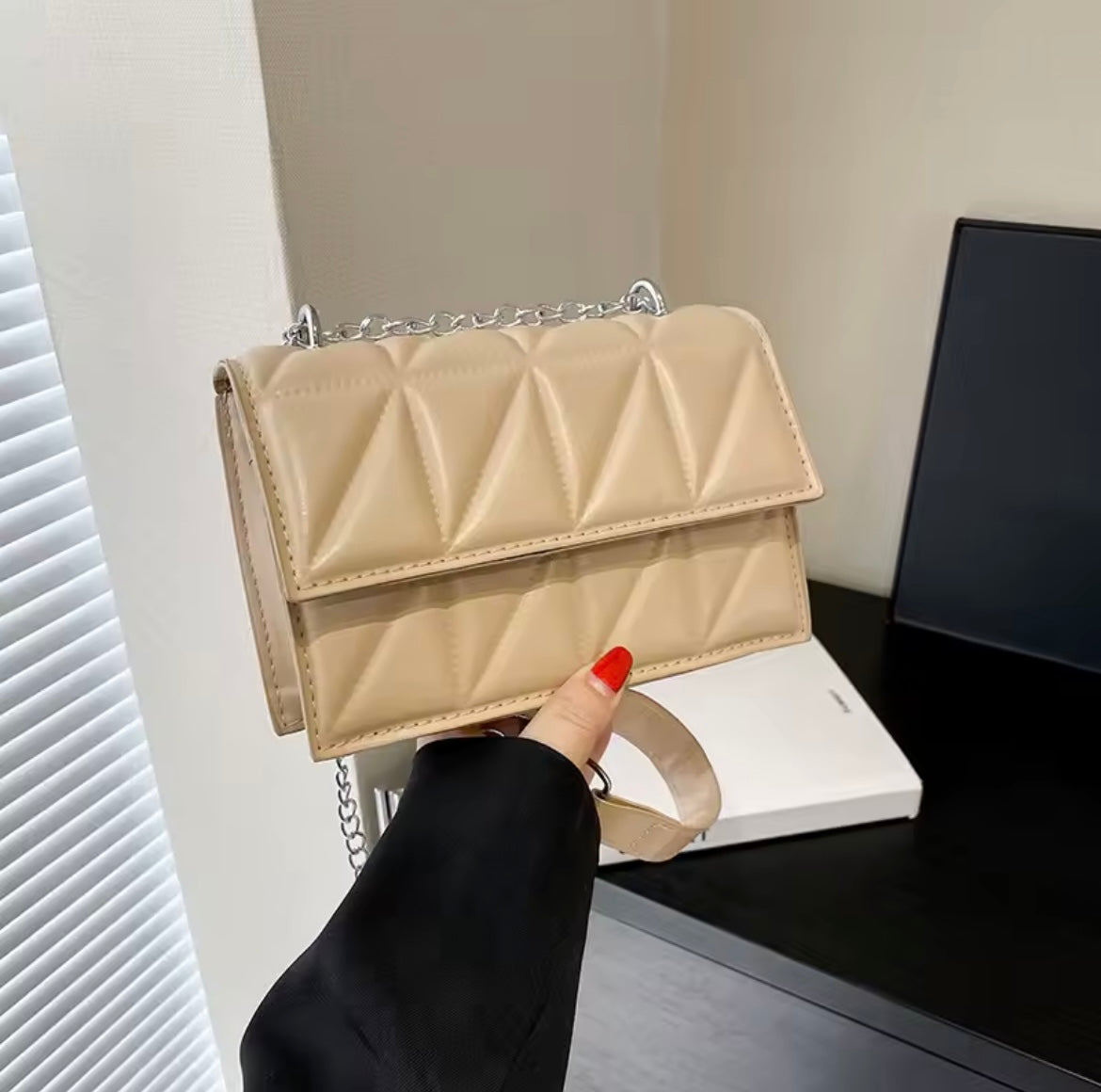 Sac à bandoulière en cuir PU pour femmes