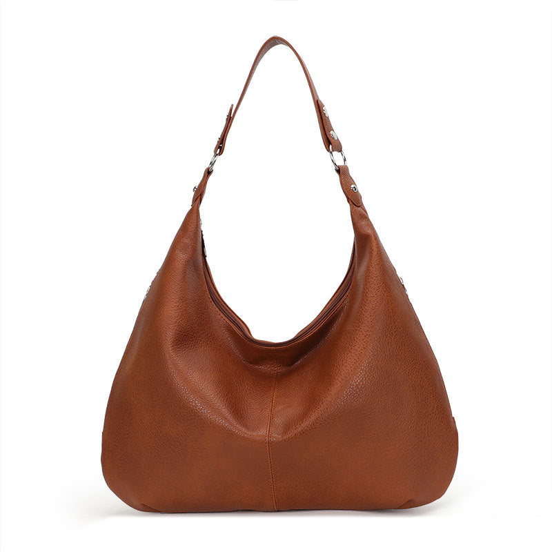 Sac fourre-tout imperméable en cuir huilé, style rétro