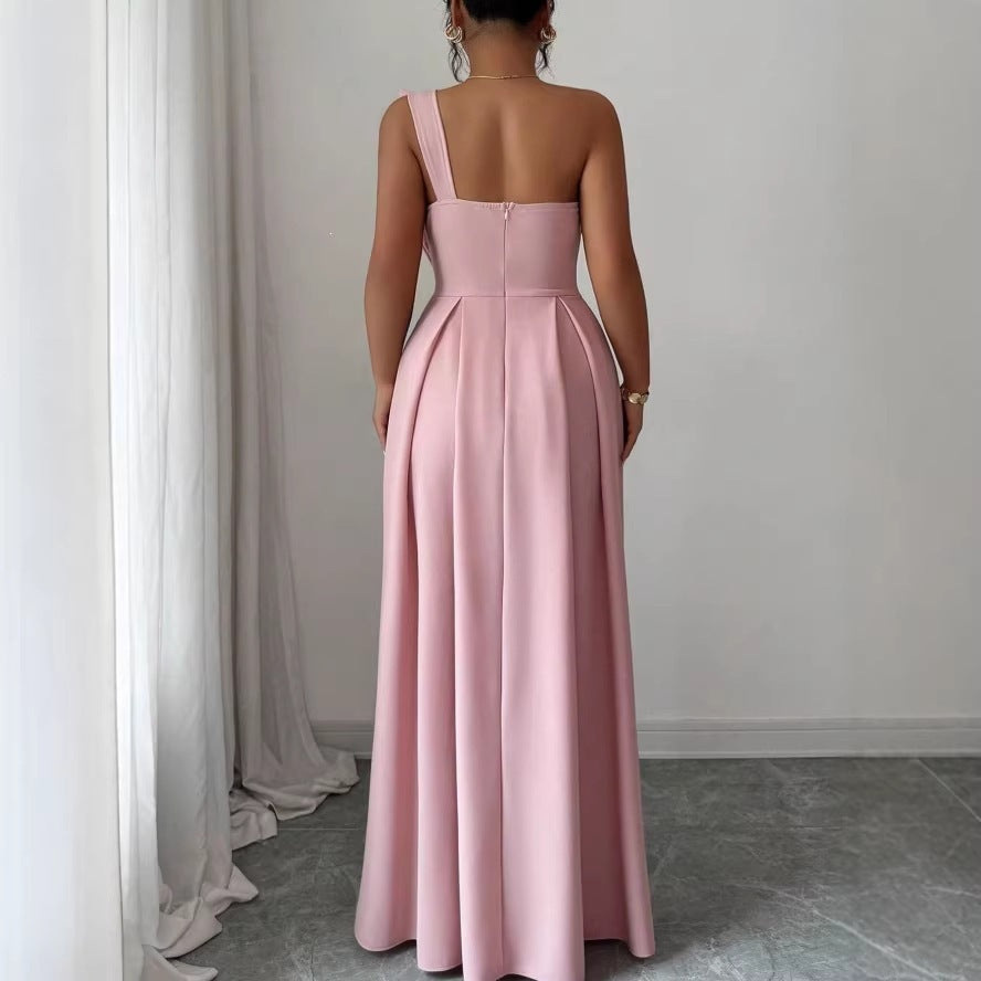 Robe de soirée épaule dénudée