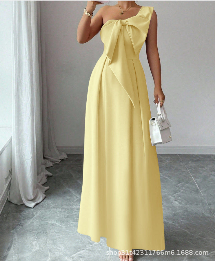 Robe de soirée épaule dénudée