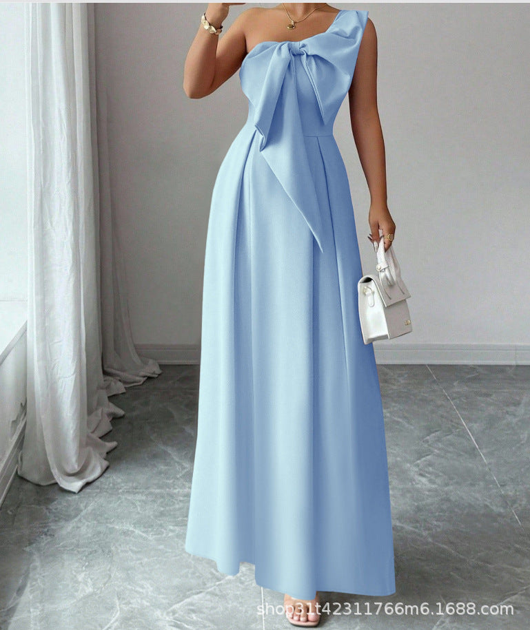 Robe de soirée épaule dénudée