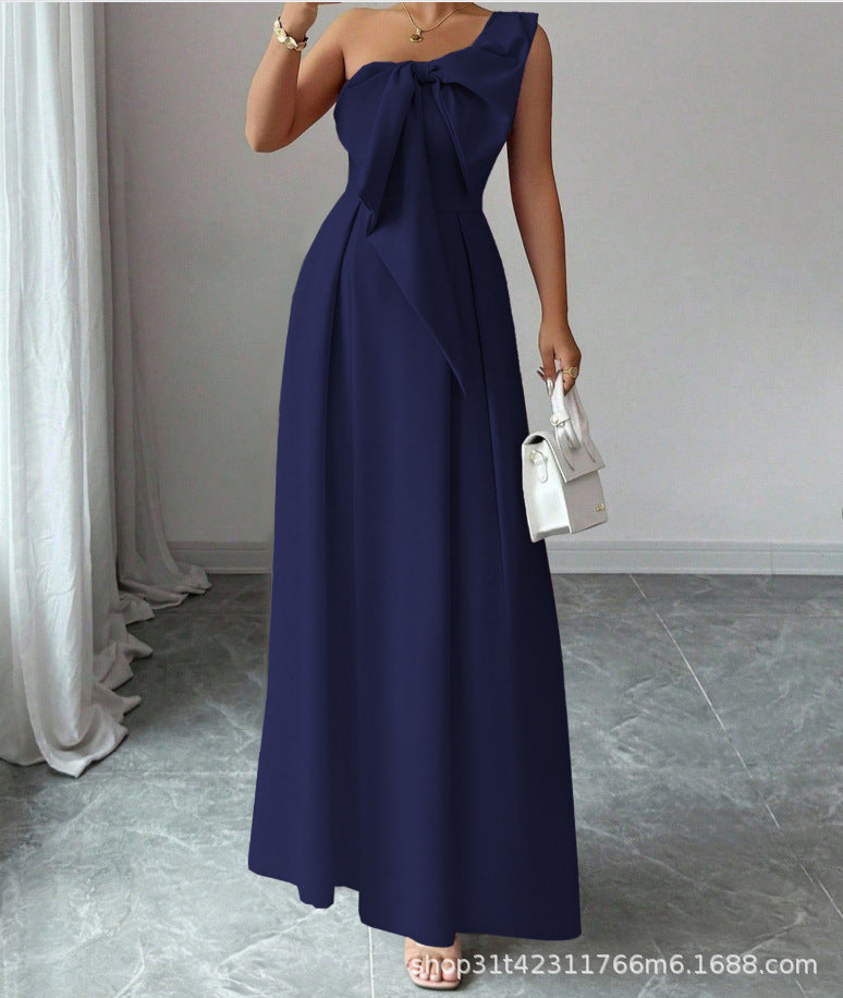 Robe de soirée épaule dénudée